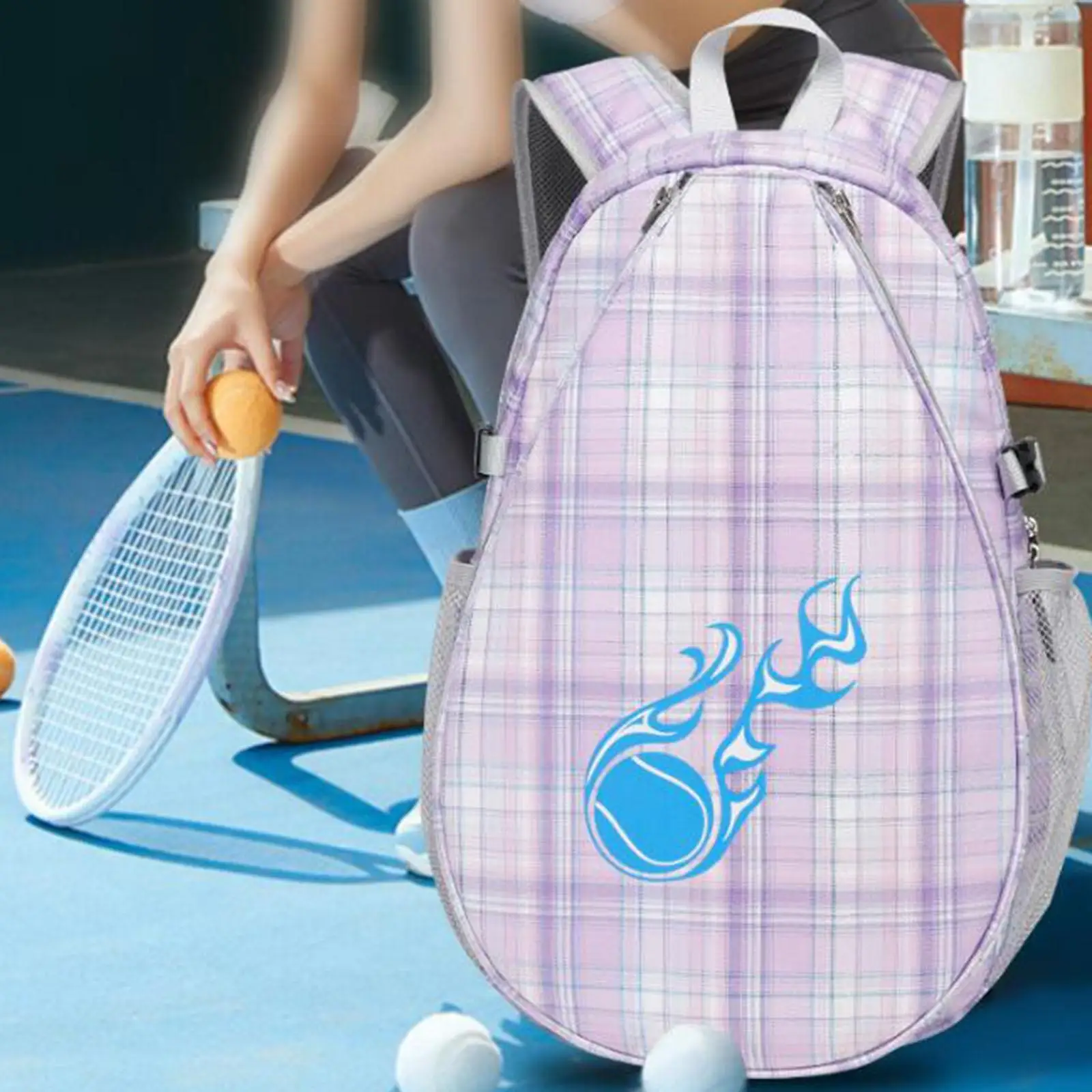 Tennis and Racquet Sports Bags Large Capacity Backpack Waterproof Material for Badminton Pickleball Travels