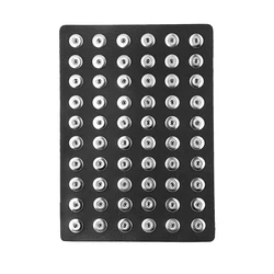 Pu Leather Display Doard Component Fit 18mm Snap Button For Bracelet Necklace Interchangeable Jewelry Women Accessorie Findings