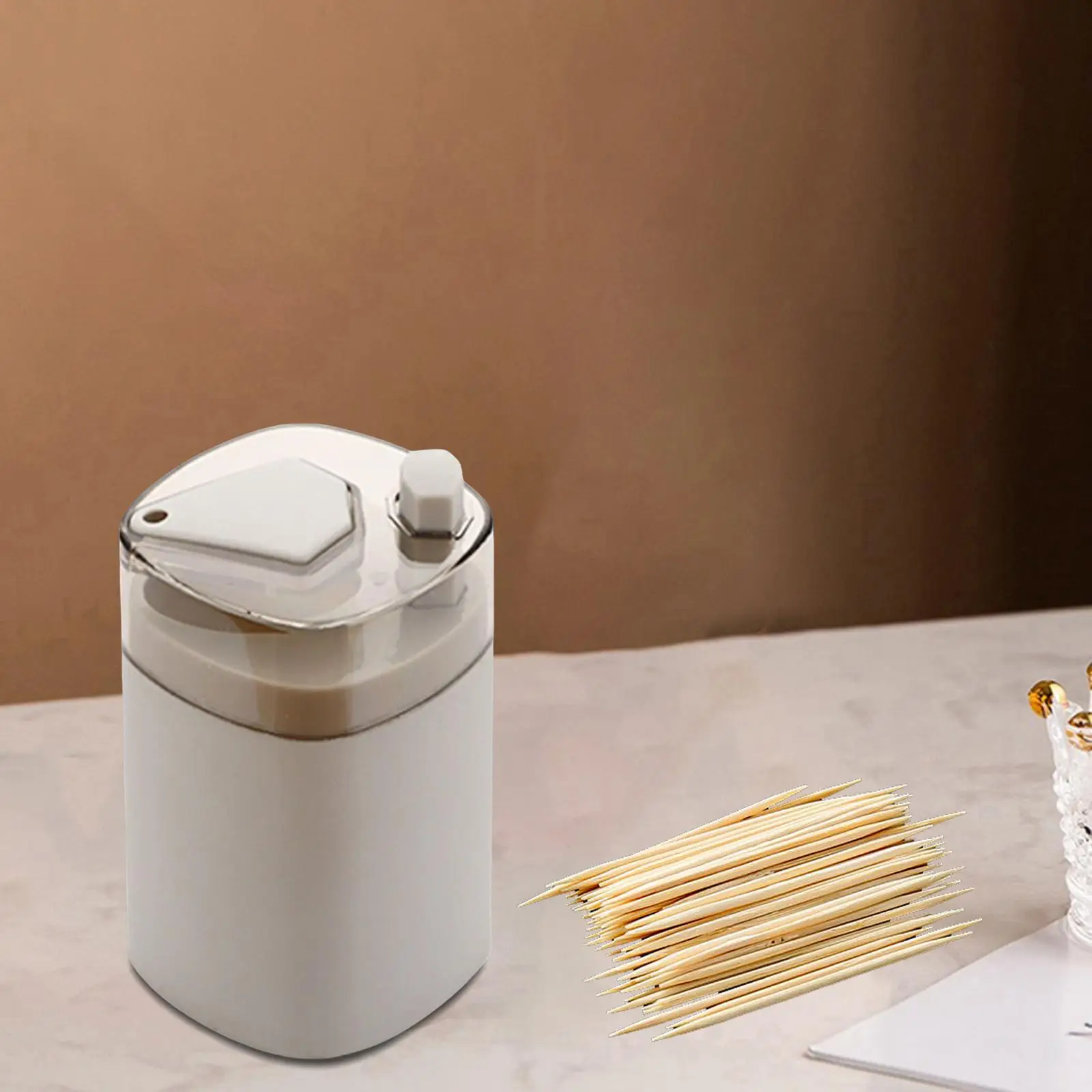 2-4 Pieces Compact Toothpick Holder, Toothpick Storage Box Made of