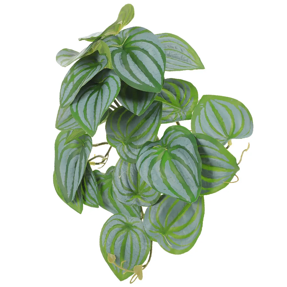 

Terrarium Plants Artificial Reptile Hanging Heating Pad Colorful Leaf Decoration for Chameleon Outdoor