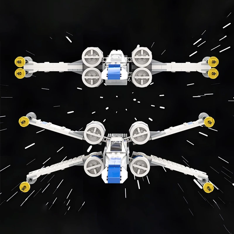 MOC-226402 espaço guerra batalha avião blocos de construção técnicos equipamentos montagem modelo tijolos brinquedos para adultos 496 peças ﻿