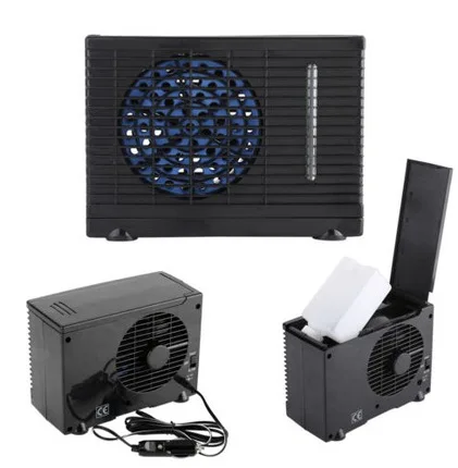 12V Portable Car Water Cooling Fan Vehicle Water Evaporative Air Cooler Auto Cold Wind Cooling Device