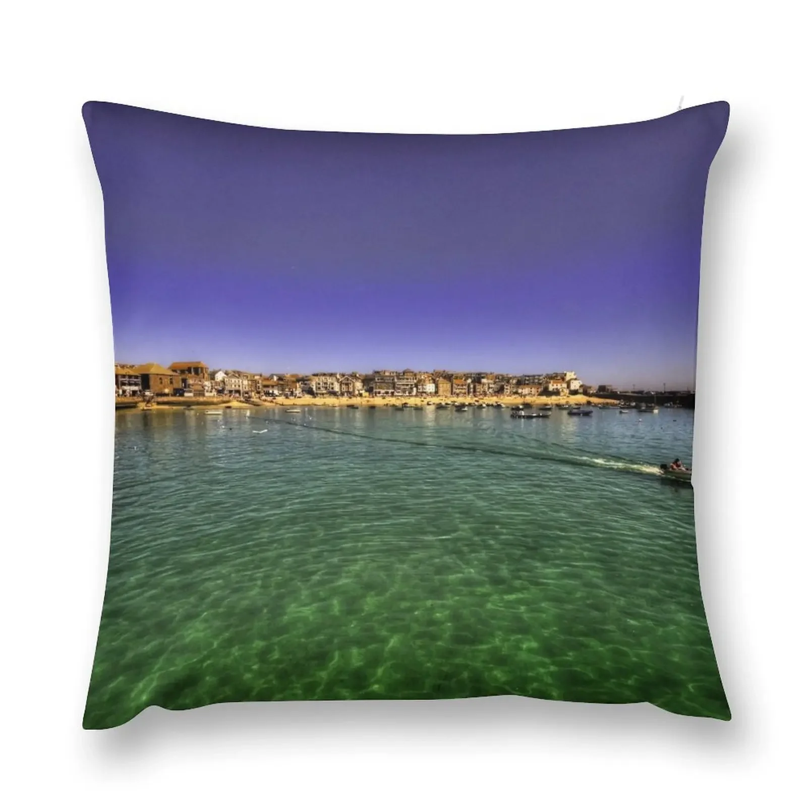 

St Ives at high tide Throw Pillow Pillowcases For Pillows Sofas Covers pillow