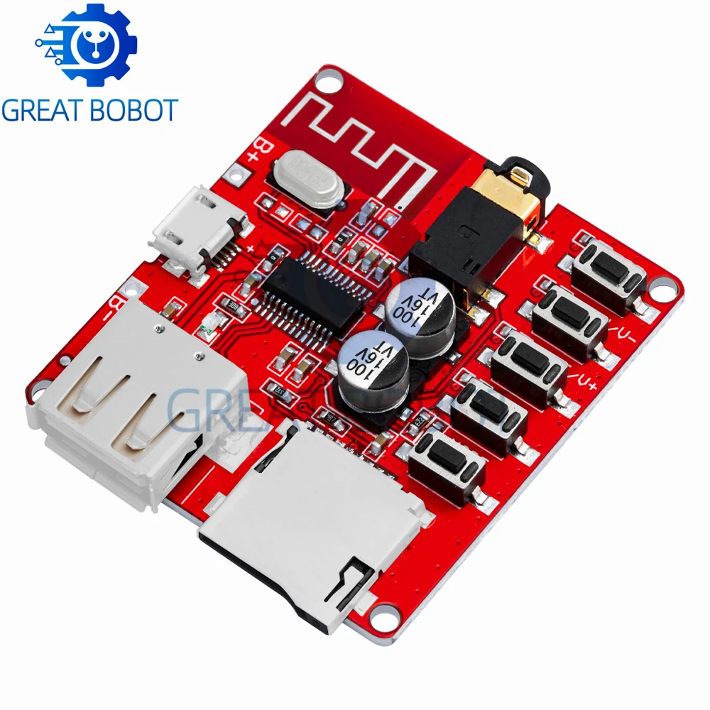 BS 3W سيارة بلوتوث 4.1 MP3 WAV فك مجلس مكبر الصوت ووحدة استقبال الصوت! يدعم جهاز التحكم عن بعد USB/TF/U-DISK/IR #2