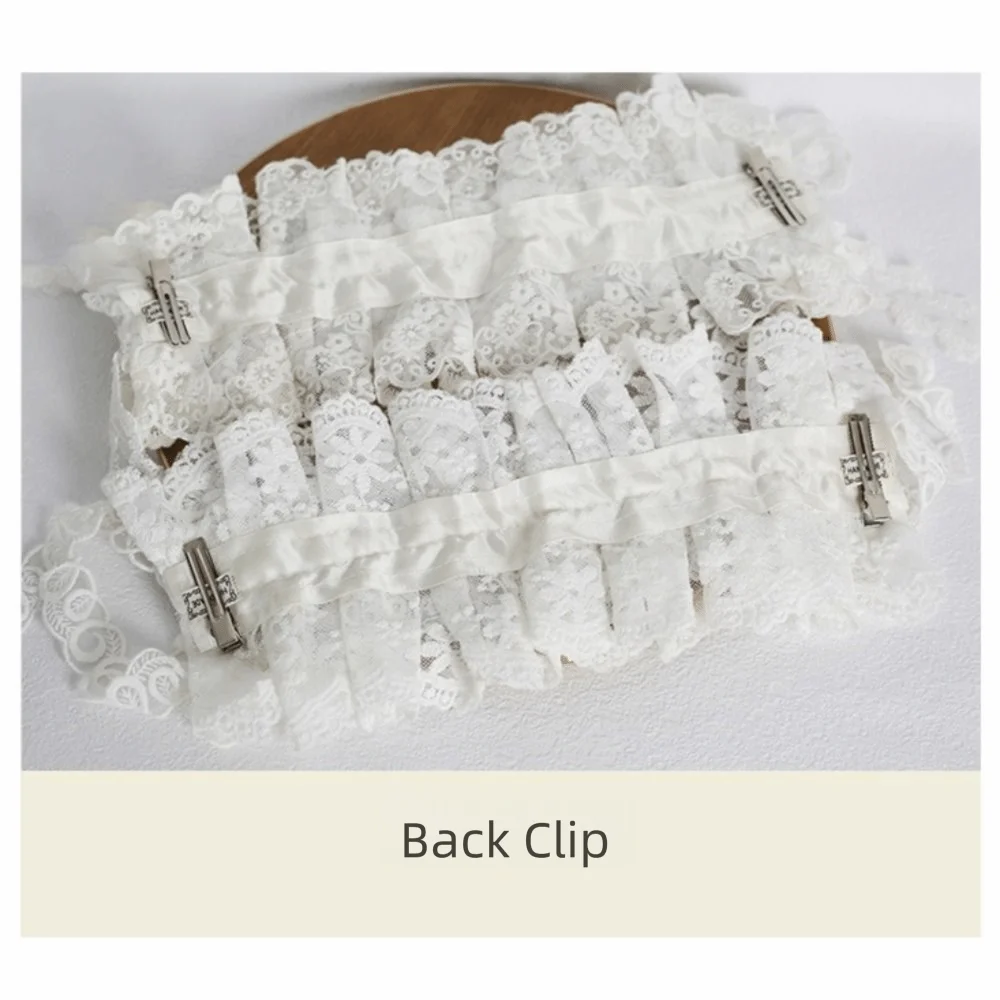 

Gothic Style Lace Bow Lolita Headband Handmade Lace Sweet Bow Bow Hairband Embroidery Design Lace Headband Anime Conventions