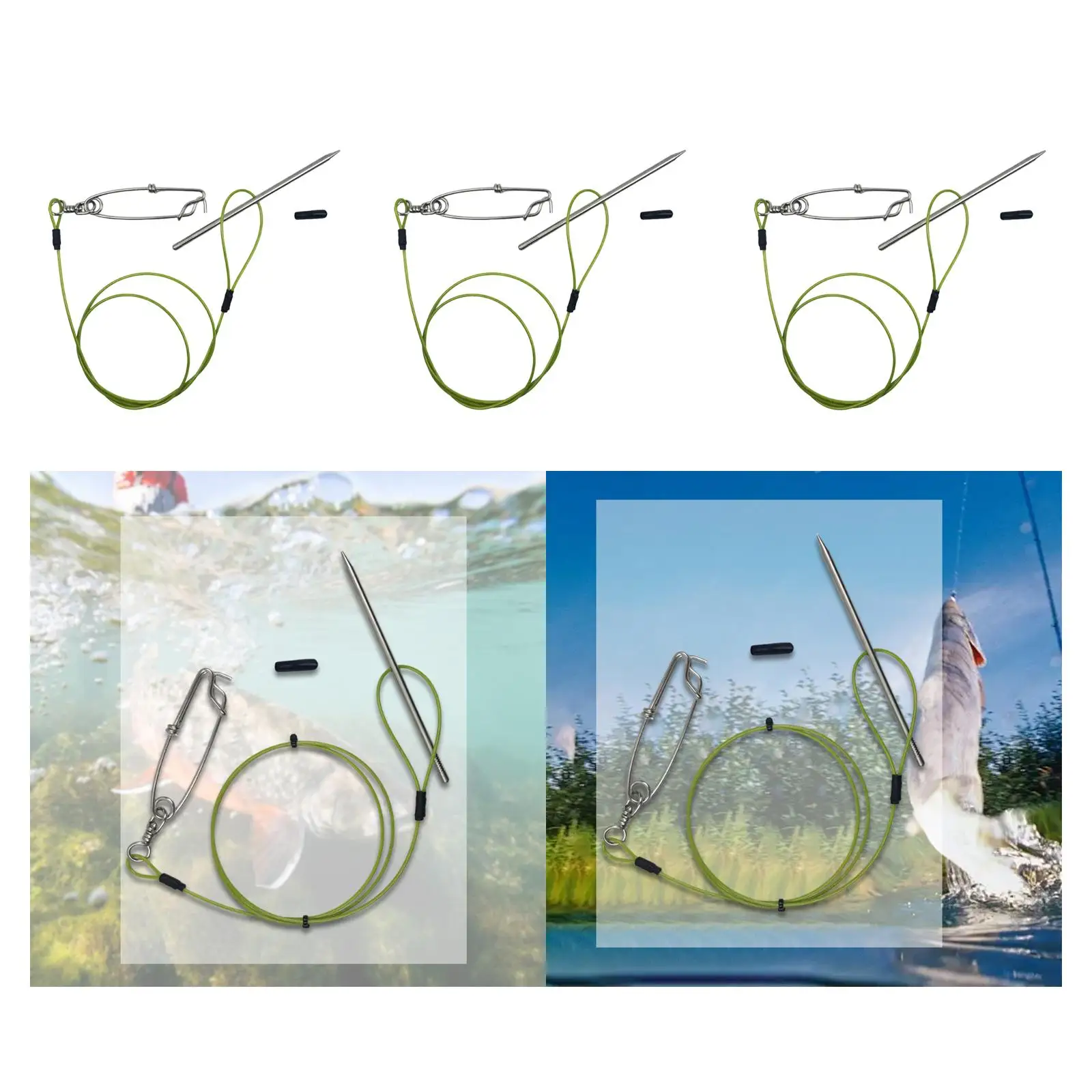 

Рыболовный стрингер, держатель для рыбы, портативный, прочный, рыболовный стрингер, устойчивый к ржавчине, простой в использовании, с зажимом в виде акулы для палтуса, желтого хвоста