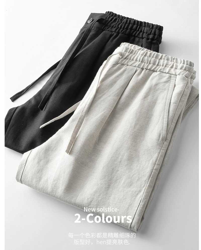 طقم بدلة رجالية من الكتان الراقية من Fengbaoyu - قطعتين على الطراز البريطاني ملابس رجالية غير رسمية أنيقة وأنيقة لموسم ربيع الخريف