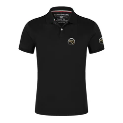 CZ Ceska Zbrojovka 2023 Men's New Summer Hot Casual Breathable Solid Color Polos Shirts Printing Short Sleeves Comfortable Tops