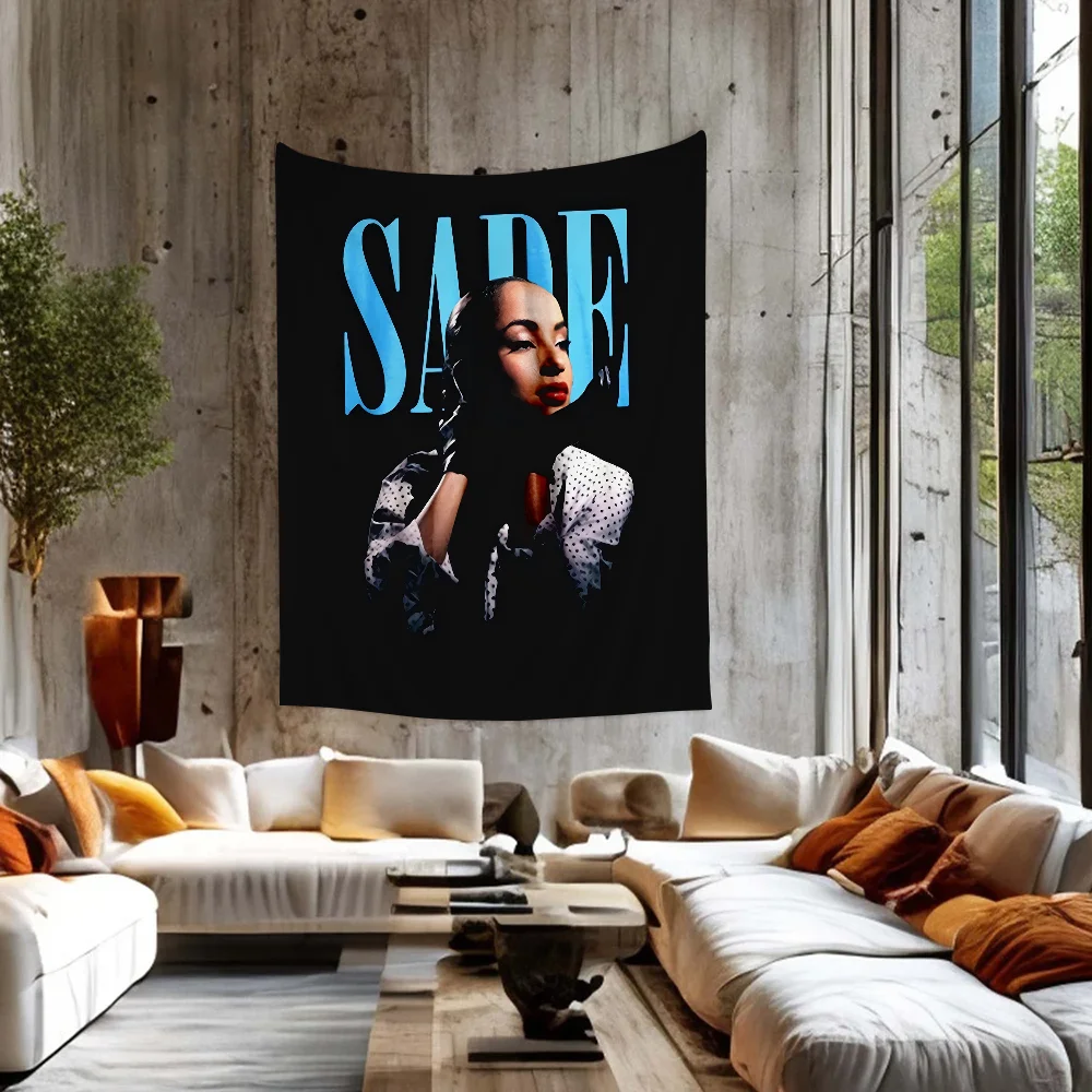 Singer Sade Colorful Tapestry Wall Hanging Hanging Tarot Hippie Wall Rugs Dorm Wall Art Decor