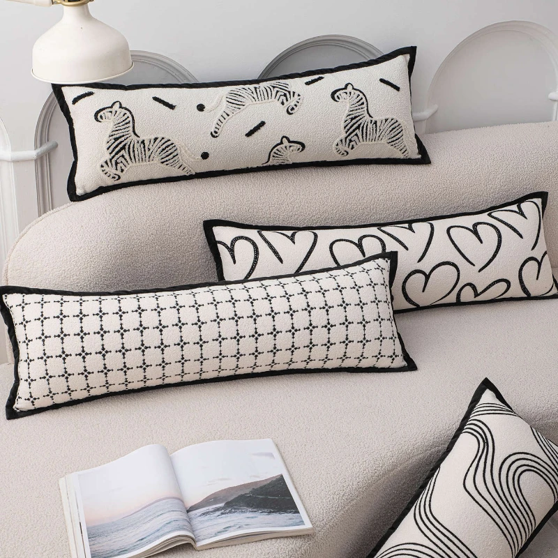 30x70/30X90CM Animal Retro Throw Pillow Cover Nordic Simple Rectangle Waist Cushion Cover Decor Home Decorative Pillowcase