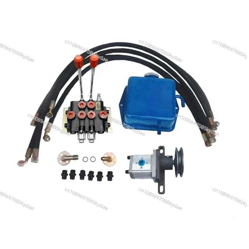 Small Hydraulic Power Unit Hydraulic Pump Motor Gear Pump Station Double-way Hydraulic Control Split Two-way Distributor