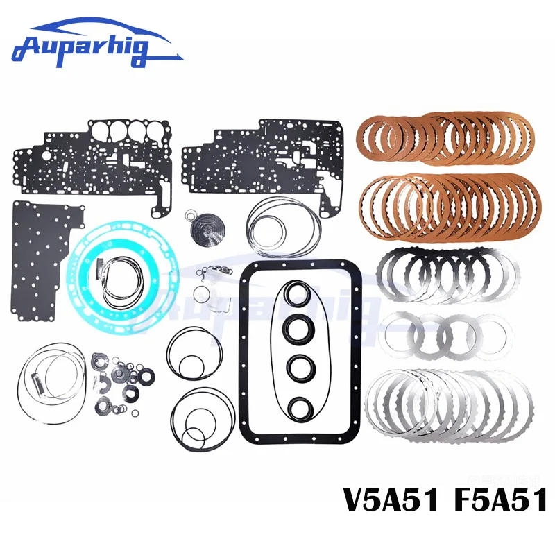 

F5A51 V5A51 R5A51 V75 F4A51 V4A51 R4A51 V73 Transmission Overhaul Kit Gearbox Seals Friction For Hyundai Santa Fe Kia Mitsubishi
