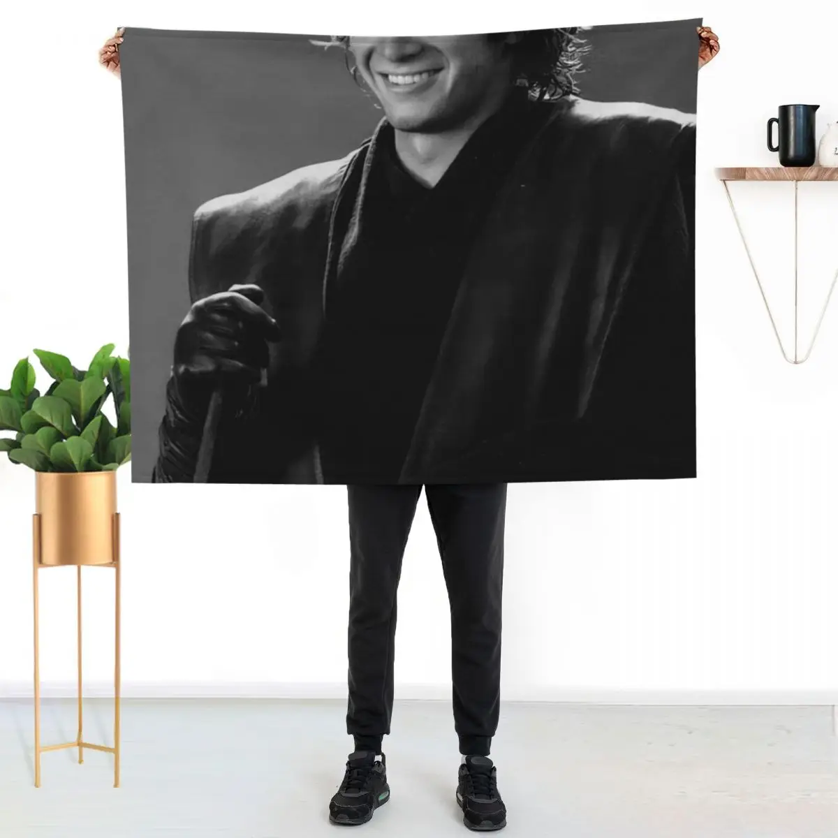 Hayden Christensen Throw Blanket Decorative Throw Polar Decorative Beds anime Bed Beautifuls Blankets