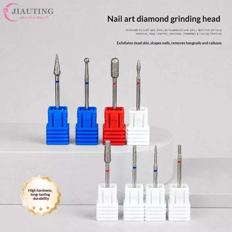 1Pcs Electric Manicure Machine Milling Bit Diamond Nail Drill Bits Cuticle Accessory Rotary Burr Mills Cutter Nail Remover Tool