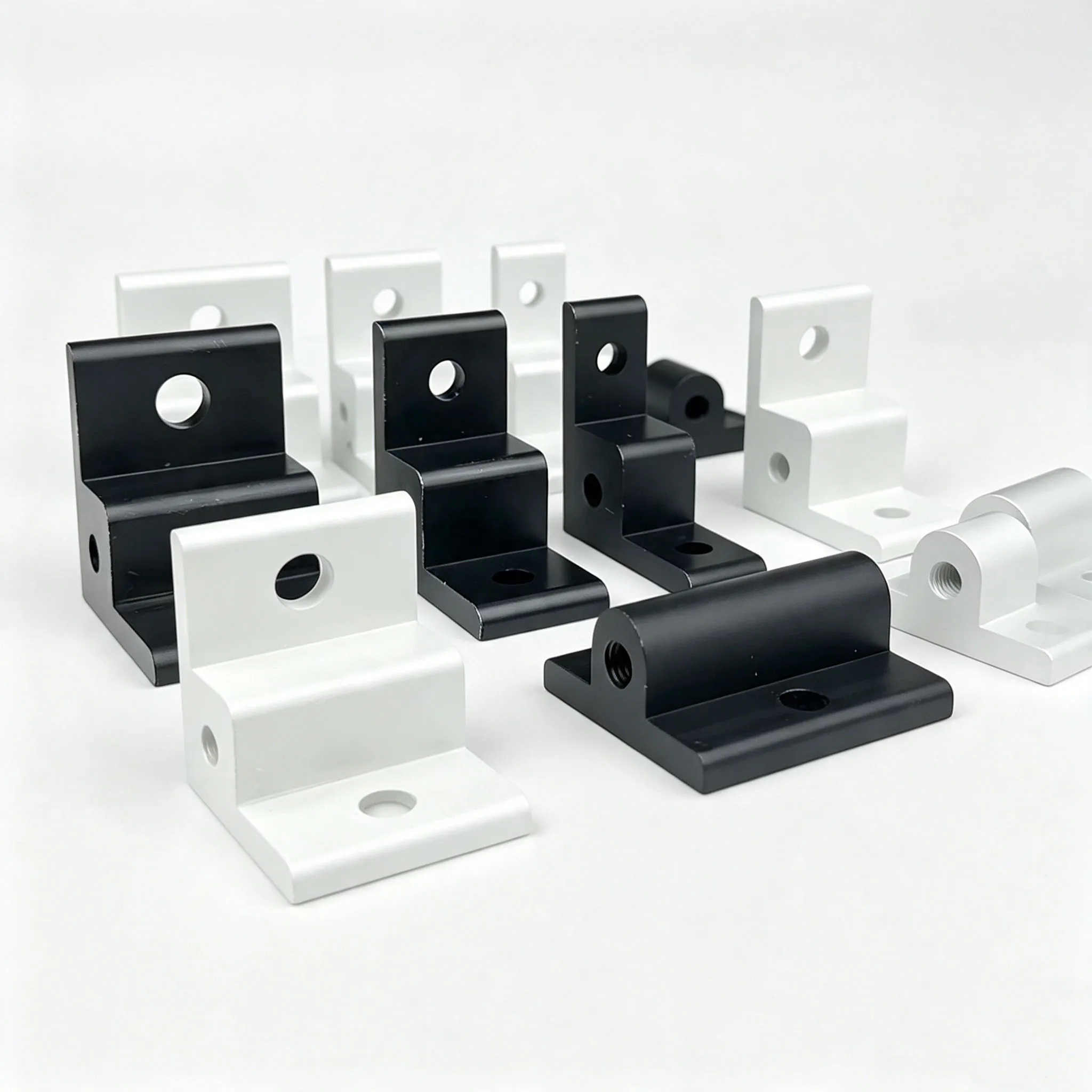 Industrial Hardware Fitting Right Angle Corner Bracket Wheel Anchor Connector for 2020 3030 4040 Aluminum Profile Frame