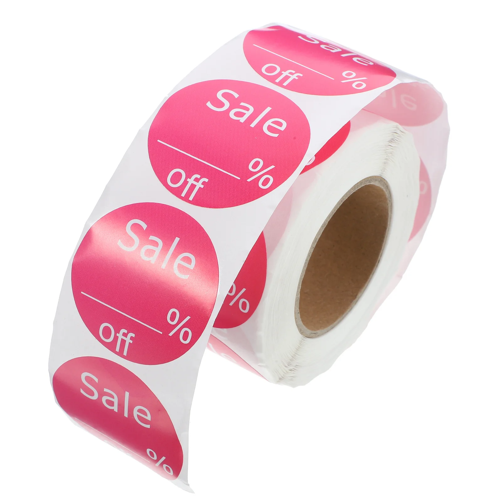 

1 Roll Round Removable Price Sticker Bright Color Sale Labels Retail Store Pricing Market Sale Price Stickers Pre-Priced Decals
