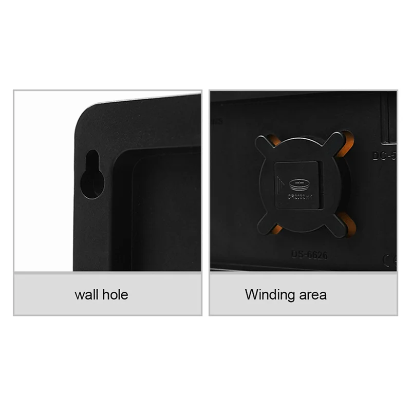 

ABKJ-Large Digital Wall Clock Remote Control Temp Date Week Display Power Off Memory Table Clock Wall-Mounted Dual Alarms