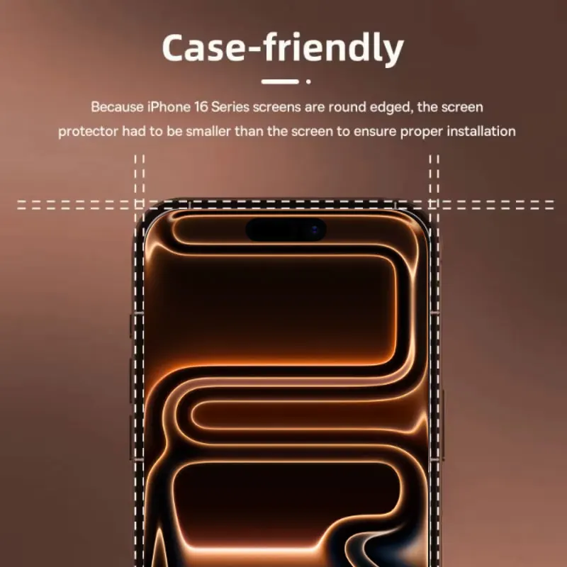3-5 قطعة نظارات مقسى آيفون 17 برو ماكس الهواء غطاء كامل واقيات الشاشة آيفون 11 12 13 14 15 16 برو ماكس زائد 16e