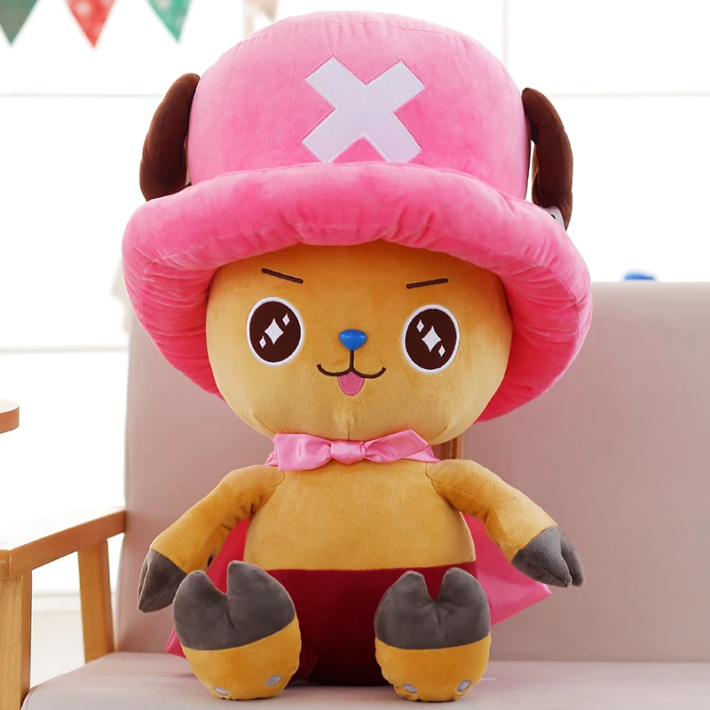 Una pieza Joba imagen de dibujos animados de Anime lindos muñecos de peluche suaves PP algodón corto de felpa juguetes de compañía para niños regalos de cumpleaños