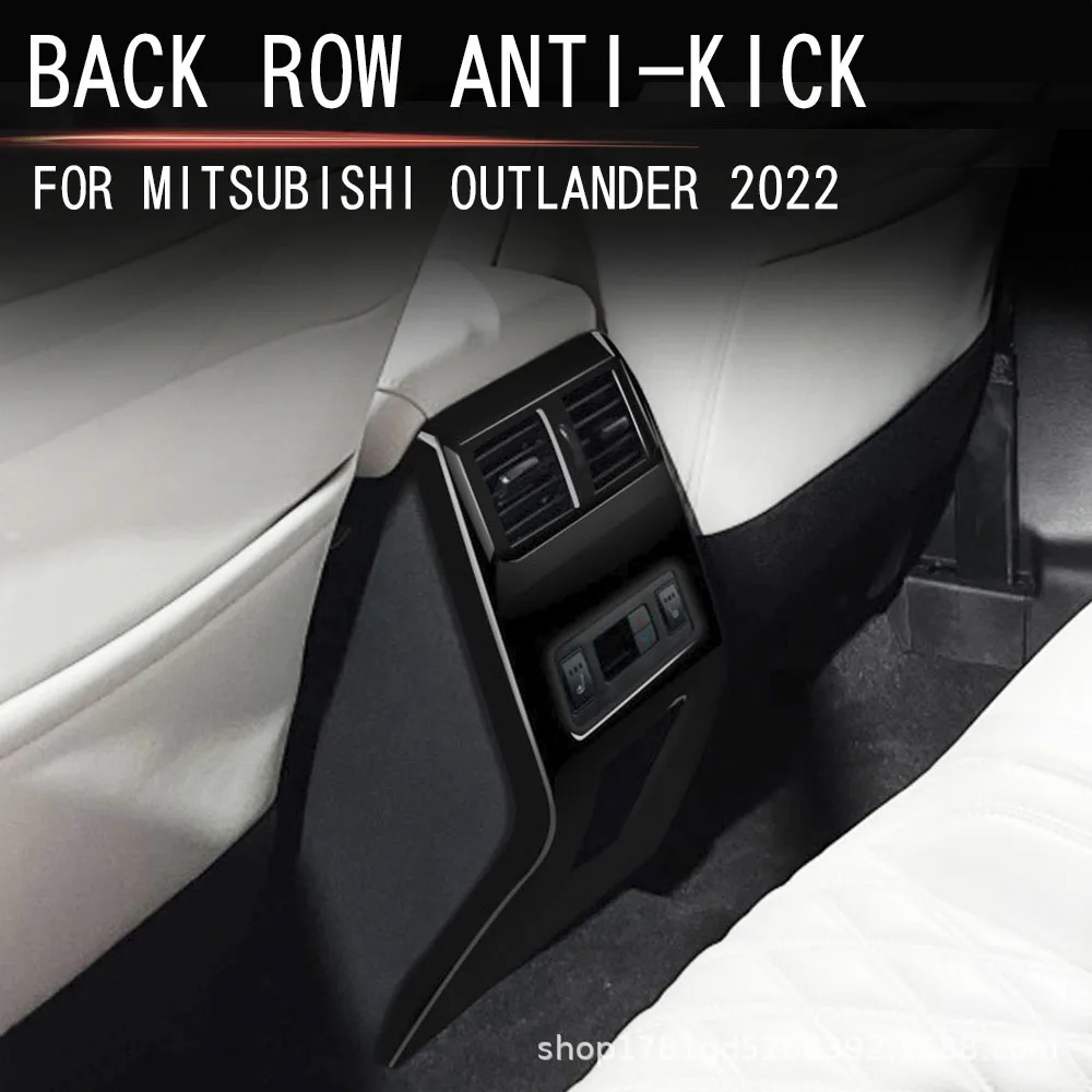 

Для Mitsubishi outlander 2022 2023 2024, АБС-пластик, углеродное волокно, задняя розетка для кондиционера, декоративная крышка, накладка, автомобильные аксессуары