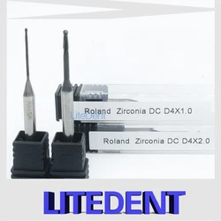 DC kaplama Roland DWX-4/50/51d/52d elmas kaplı freze Burs diş Lab malzeme CADCAM zirkonyum blok Bur kesme 500 Crowns