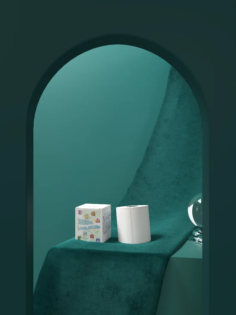 50x80mm Thermal Label Paper Compatible with Thermal Printers - Suitable for Receipts, Notes, Photos, and Labels