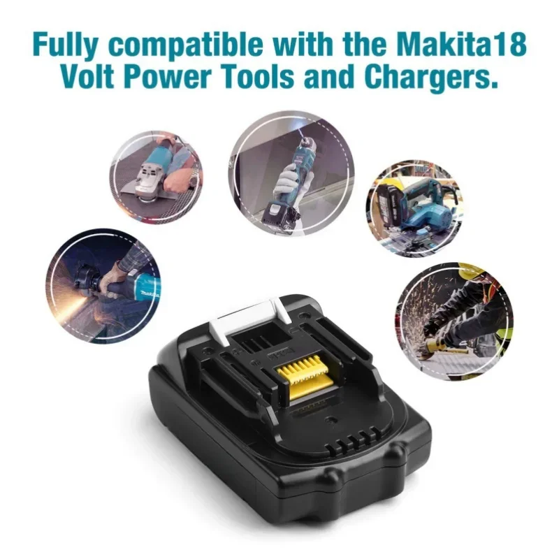 For Makita 18V 4Ah Rechargeable Power Tools Battery 18V makita with LED Li-ion Replacement LXT BL1860B BL1860 BL1850