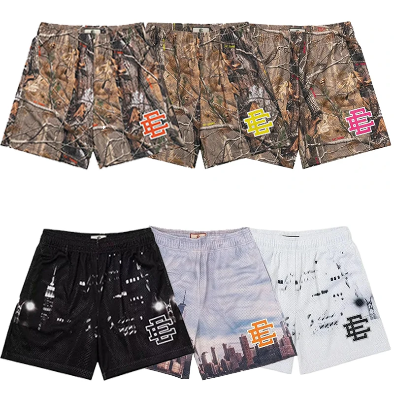 

GGG Новые летние шорты Eric Emanuel EE Basic Mesh Short Классические спортивные шорты с цветочным принтом Мужские спортивные повседневные шорты для баскетбола