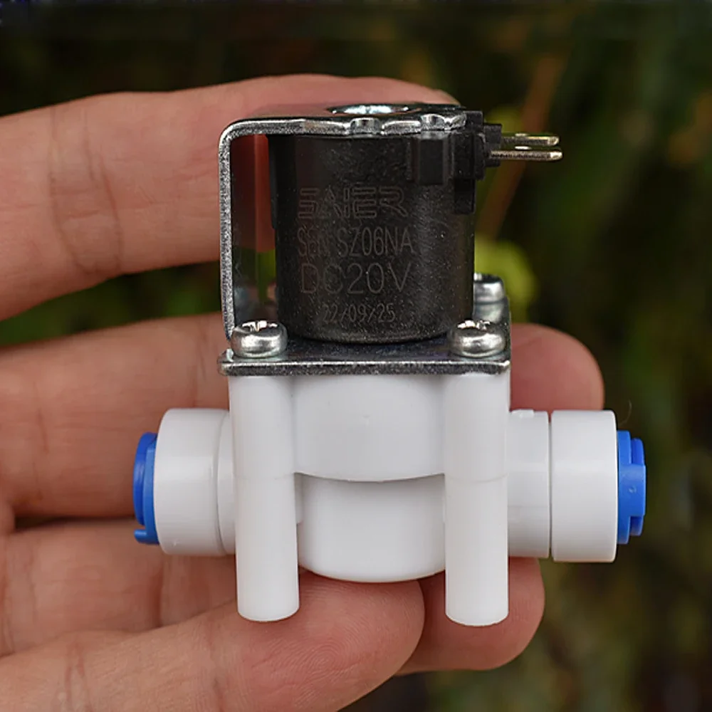 Normally Closed N/C Valve DC 24V Solenoid Valve 2/8 Inches Thread Solenoid Water Valve Electric Control Controller Switch