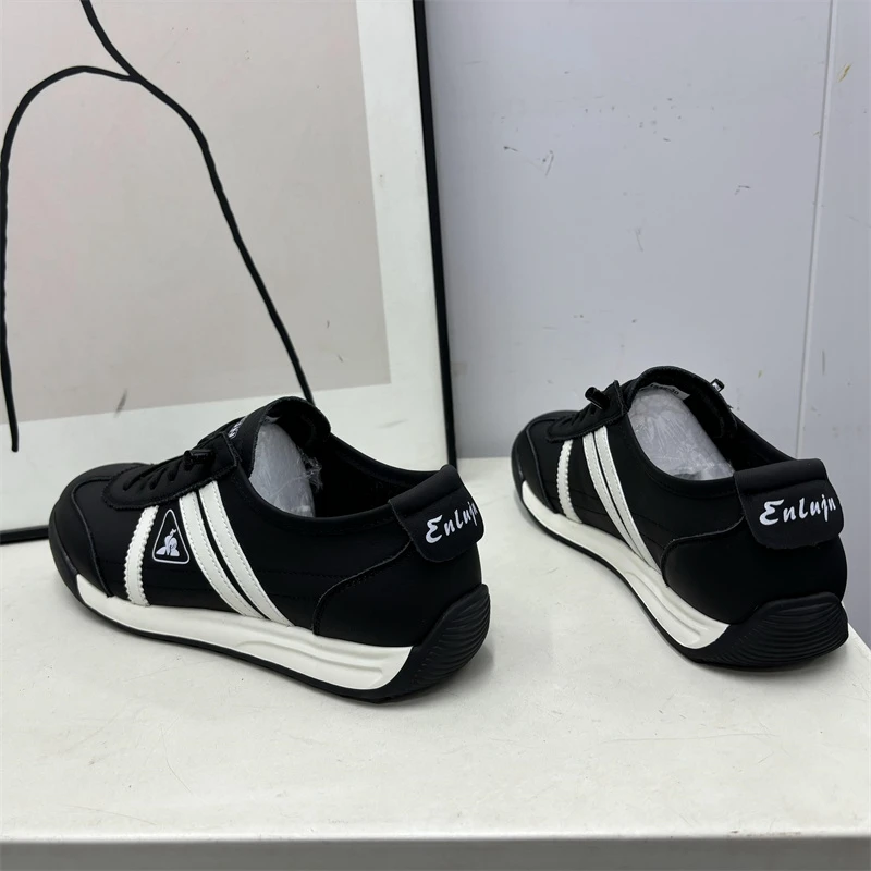 spring-2025-new-sle-men's-casual-oes-leather-lightweight-trendy-korean-college-sle-round-toe-laced-up-faion-sneakers