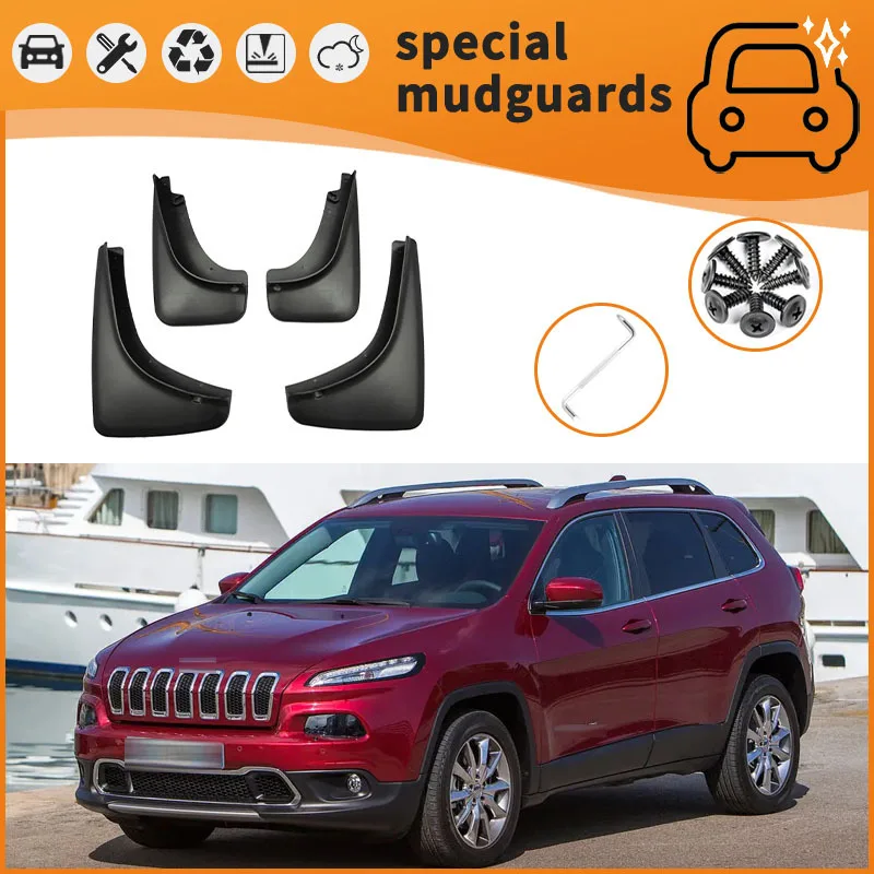 Suitable for 13-21 Jeep Freelight fender car tire anti-splash mudguard skin
