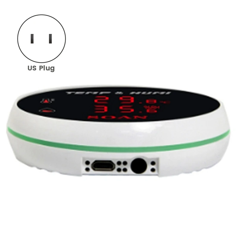 Tuya Wifi Temperature Senor External Probe Remote Monitor Alarm Indoor Thermometer Detector Smart Life APP US Plug
