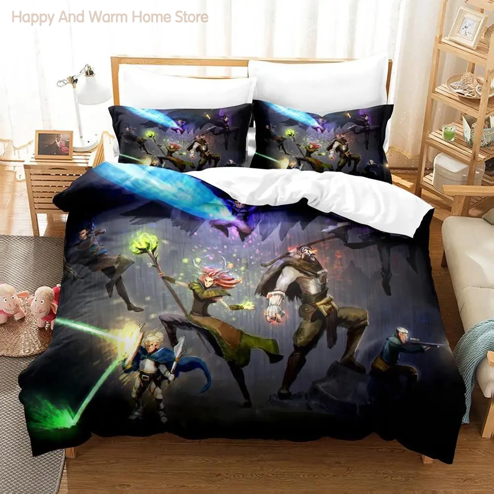 2023 legend of vox machina game Bedding Set Single Twin Full Queen King Size Bed Set Aldult Boys Bedroom Duvetcover Sets Anime