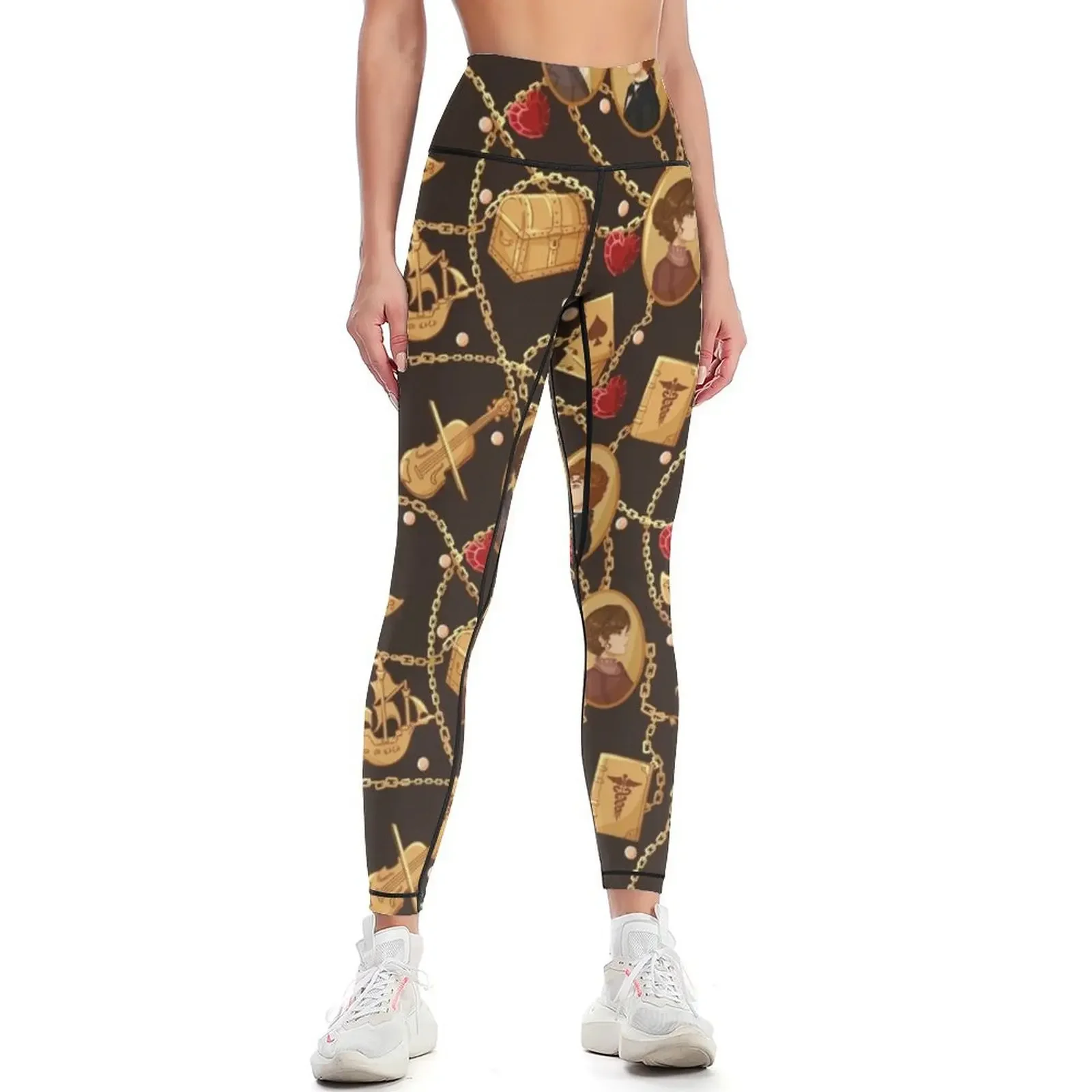 

Gentleman's Guide Baroque Leggings sports tennis for sport pants Women's sports gym's sportswear Womens Leggings
