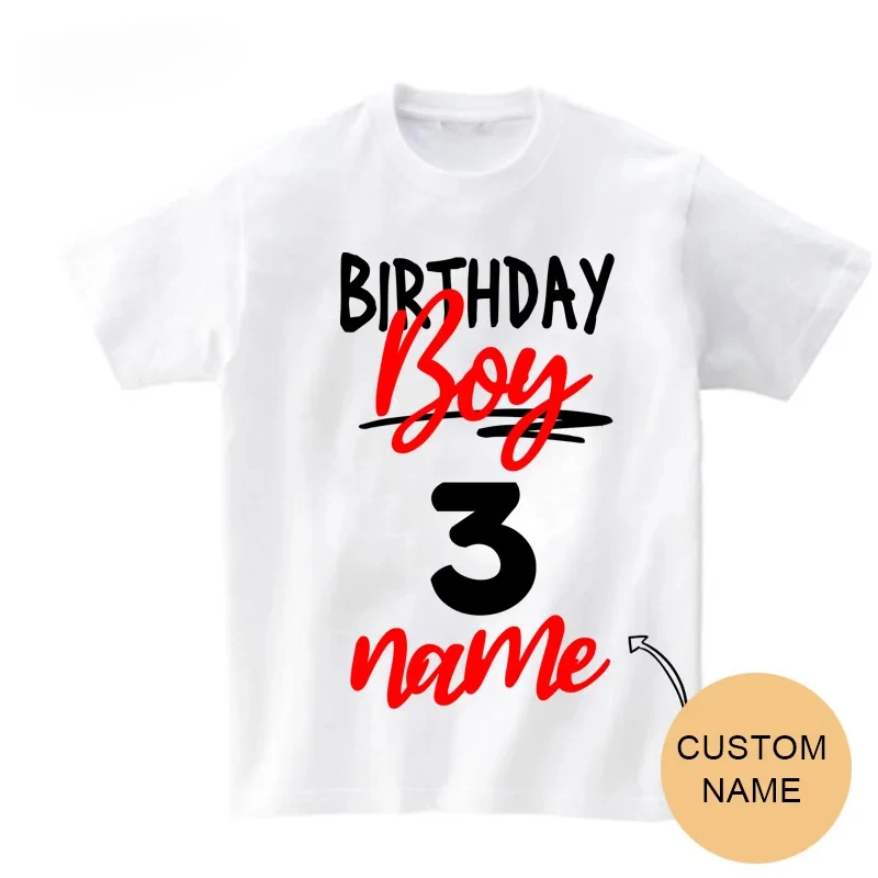 Papa Mama Family Matching Outfits Red Boy Kids T-shirt Baby Boy Short Sleeve Suit Family Look Father Son shirt Birthday Day Gift