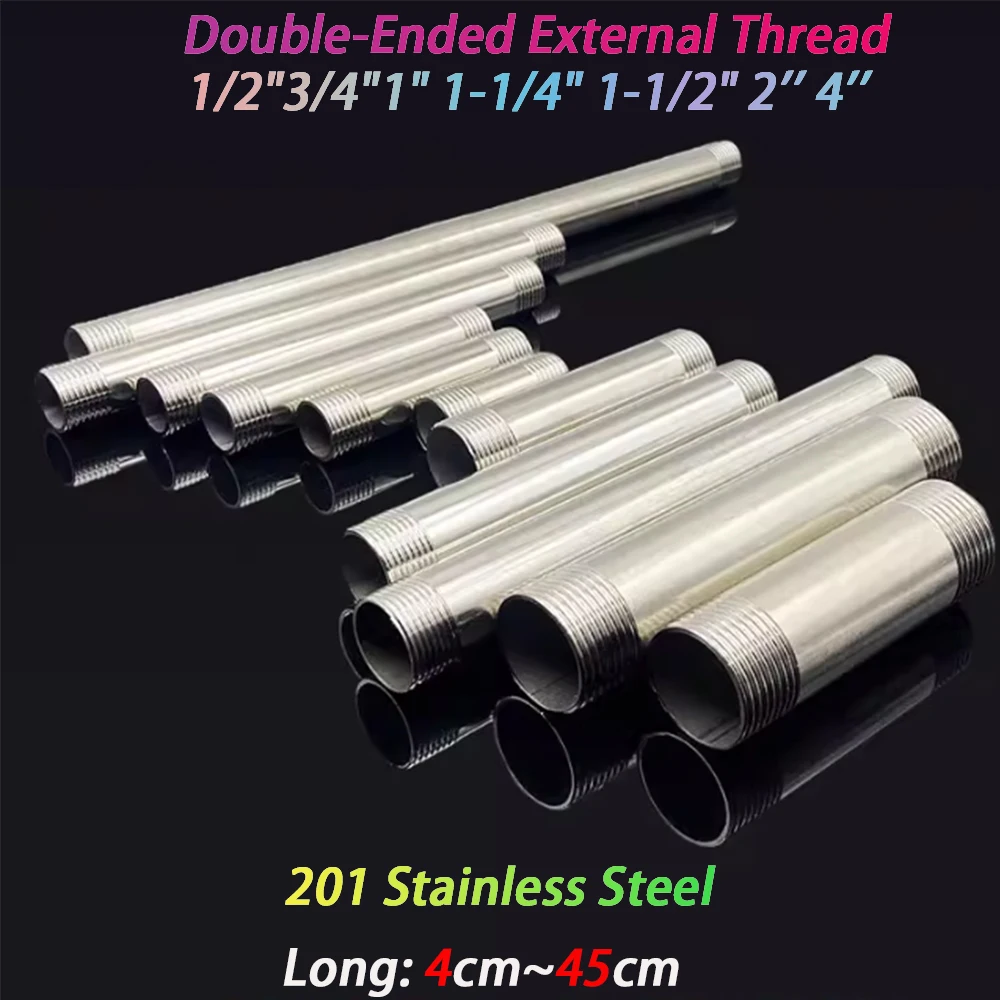 1Pcs Double-Ended External Thread 1/2