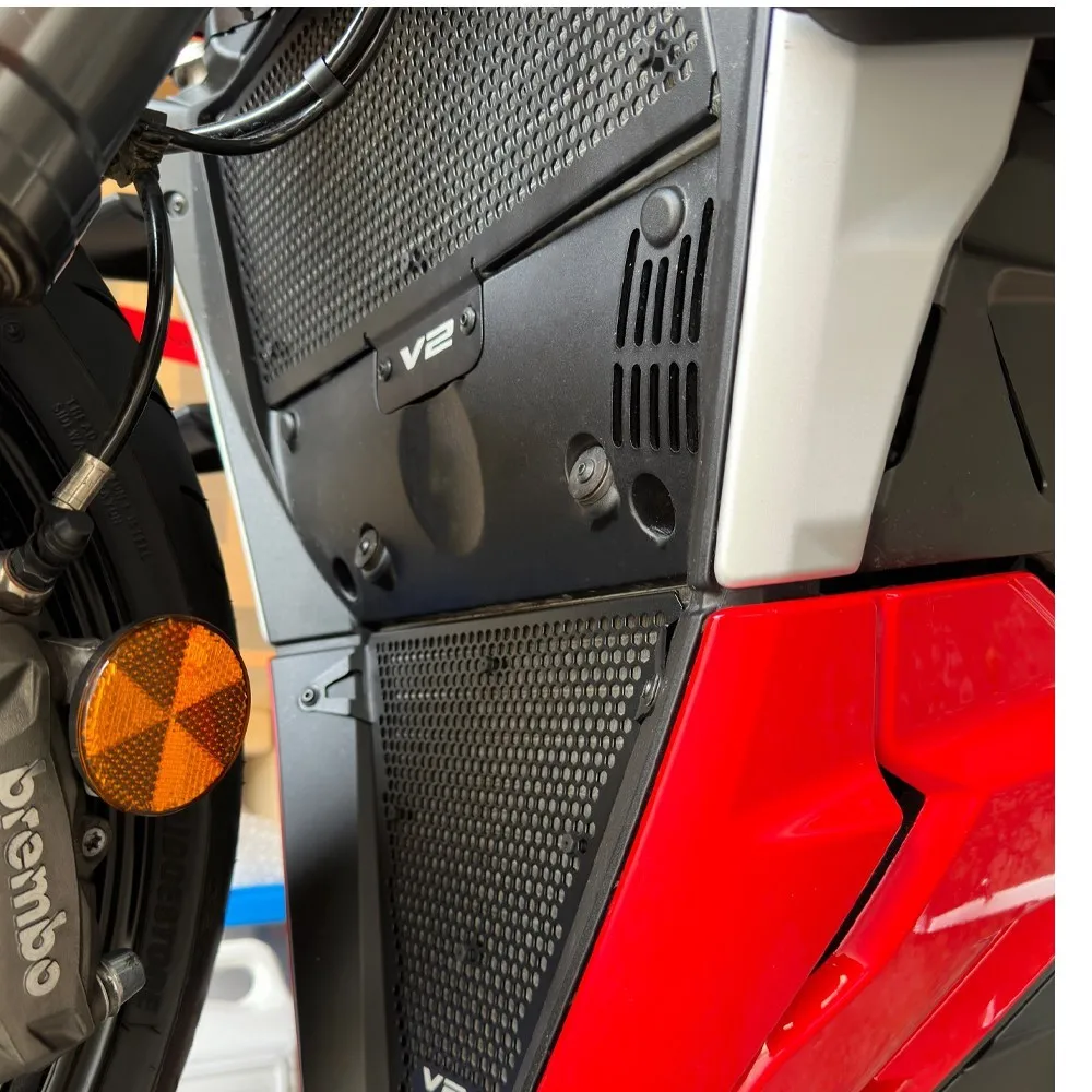 

Motorcycle Radiator Guards Grille Grill Cover For Ducati Streetfighter V2 Oil Cooled Guard Protector 2022 2023 CNC Upper Lower