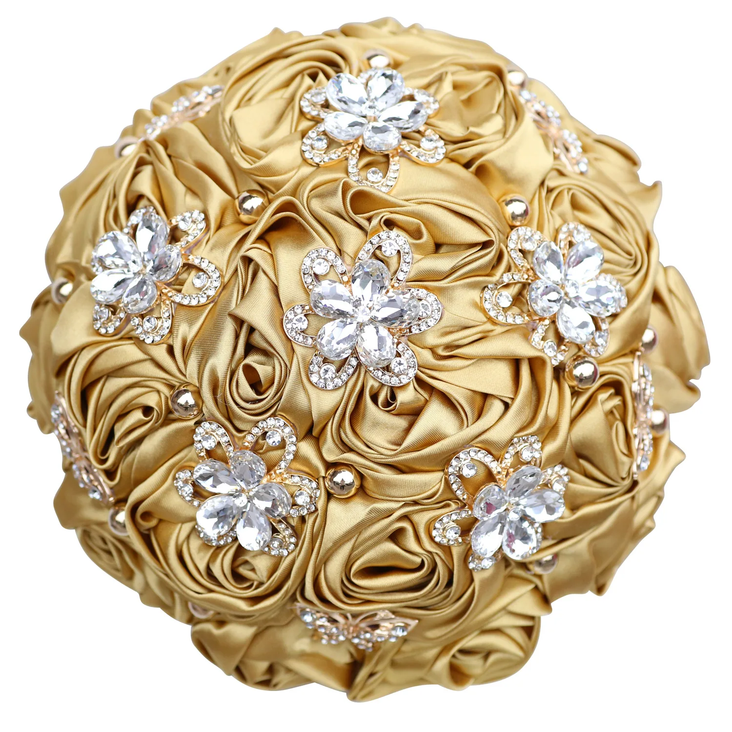 Bouquet da sposa per sposa Babysbreath Rose bouquet da damigella d'onore con nas