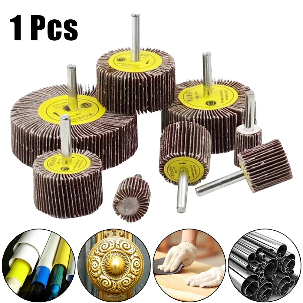 Alat poles amplas amplas cakram amplas 80 Grit Sander kepala roda gerinda untuk 6mm shank-dremel Aksesori alat poles amplas