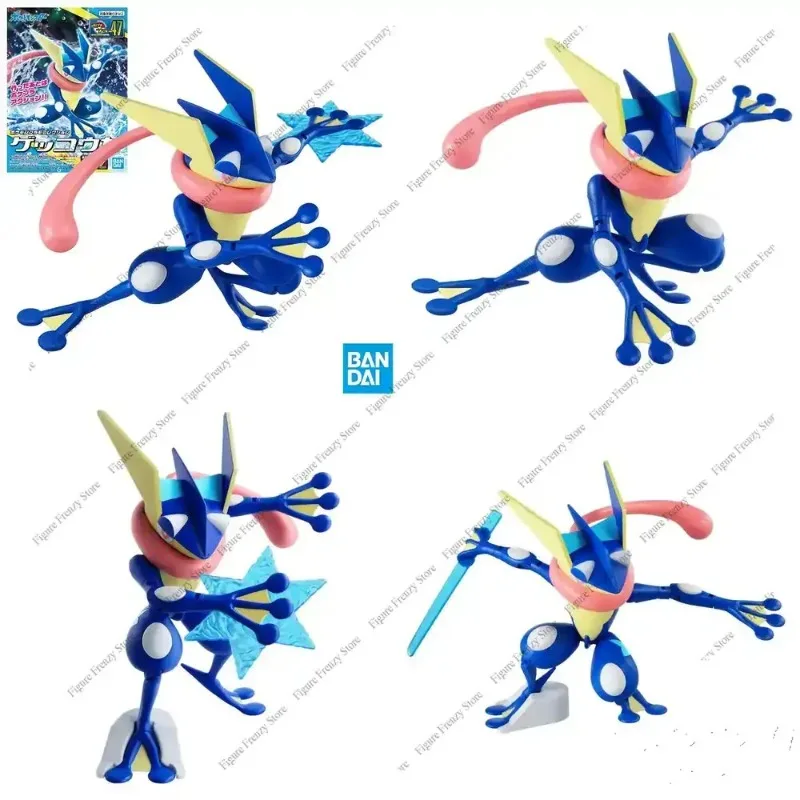 特別オファー-バンダイ-オリジナル-ポケモン-グレンニンジャ-アニメ-アクションフィギュア-組み立てモルおもちゃ-収集品-モル装飾品-ギフト用
