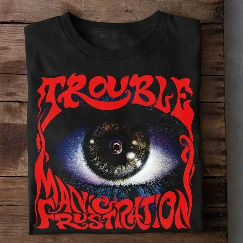 Manic Frustration Trouble Band T Shirt Classic Black S 5XL 1J0365