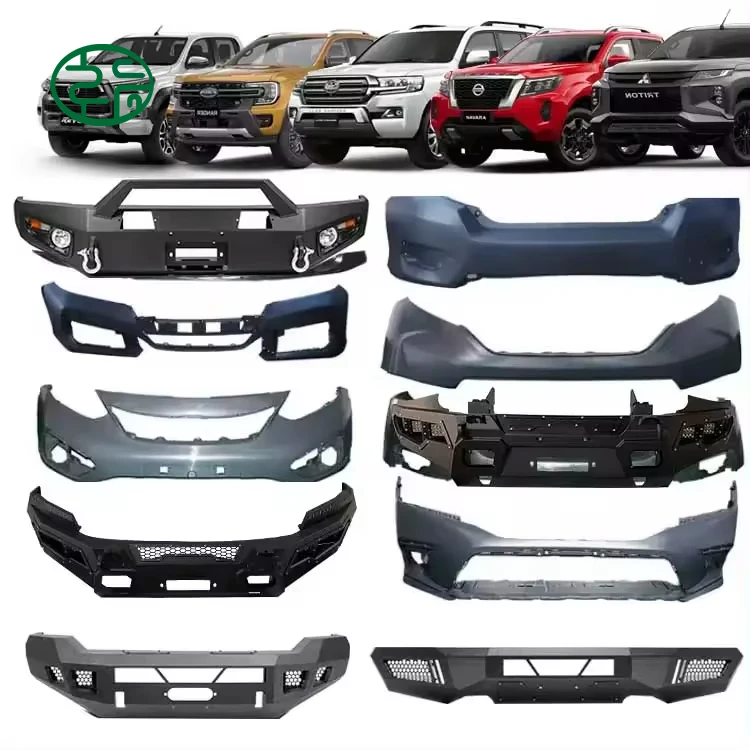 Car Accessories Pickup 4x4 Front Bumpers BODY KITS for Toyota Hilux 2004 Vigo upgrade to Rocco 2020