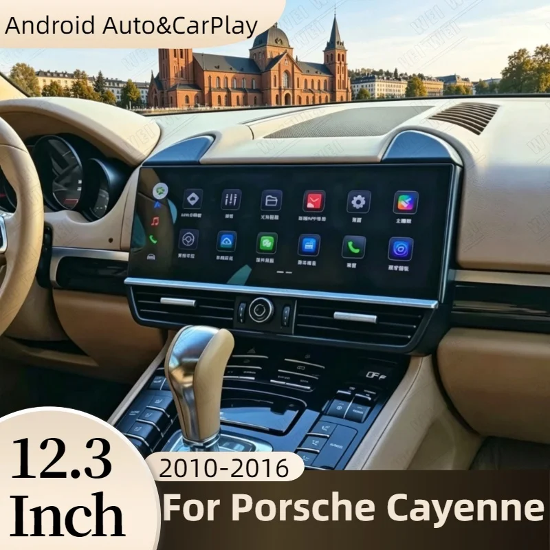 Android 13 Auto CarPlay Screen Stereo 12.3