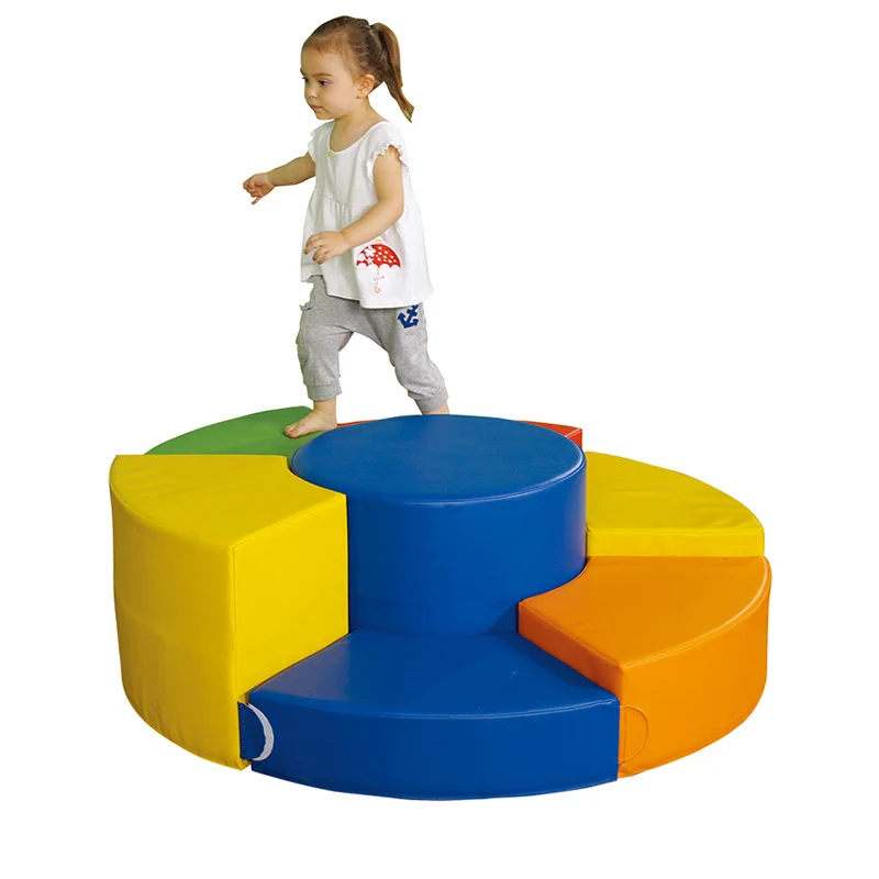 

YLWCNN Kids Physically Education Toy Baby Soft Play Materials Round Crawling Ladder Outdoor/Indoor Amusement Foam Play Equipment