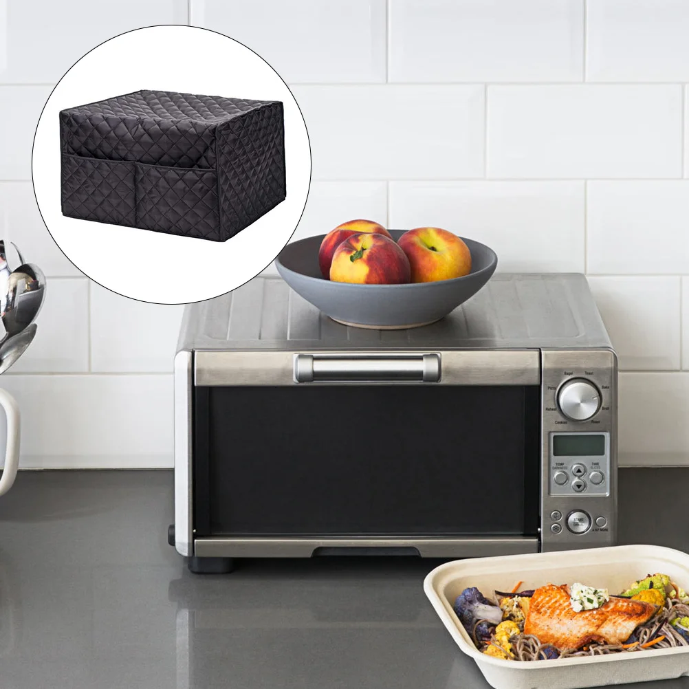 

Kitchen Appliance Cover Waterproof Microwave Oven Protector with Front Pocket for Home Use Oven Cover Over Protector with Pocket
