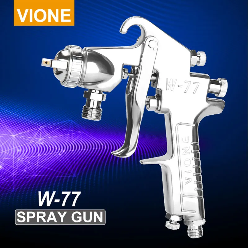 Vione OEM Pistolet Peinture W77 0.34Mpa 535g 4.0mm Viscosity Air Tools Spray Gun Paint  W-77-G Pneumatic Spray Gun Factory Price