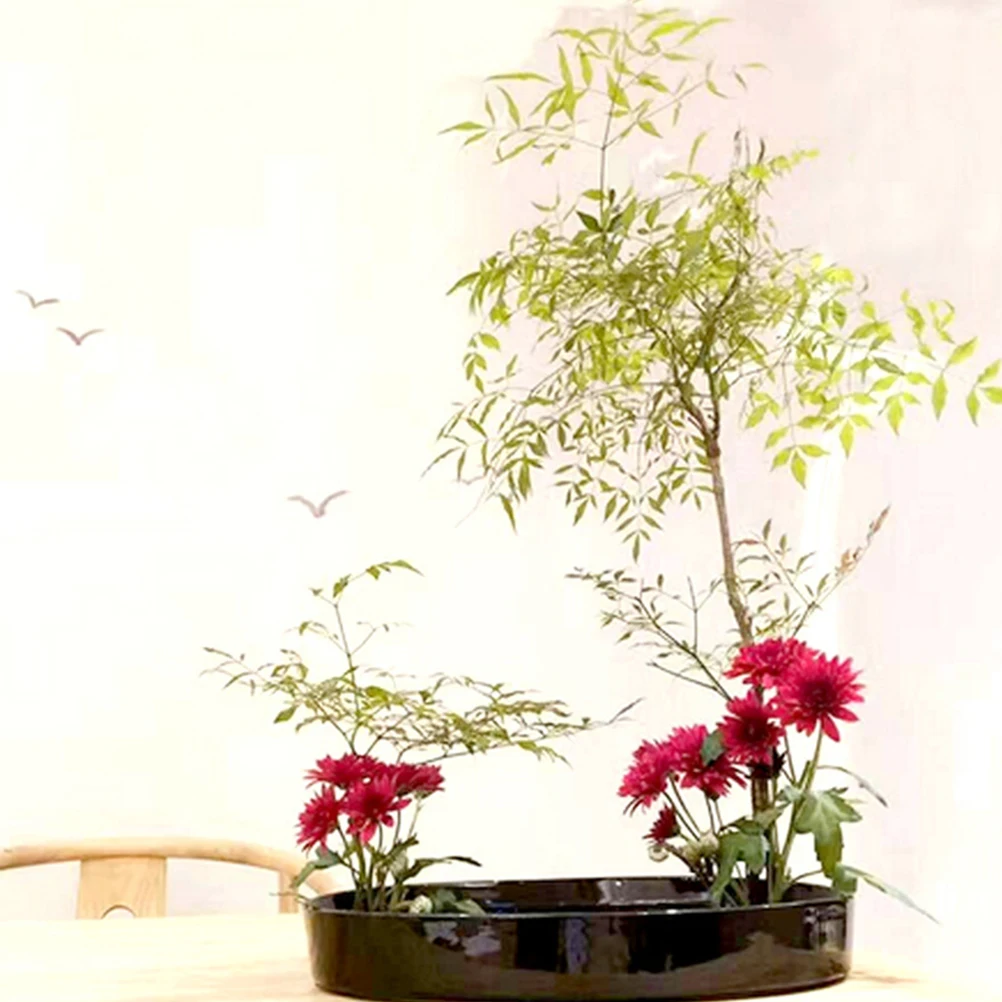 

Arrangement Base Floral Fixing Holder Reusable Plastic Vase Stand For Diy Home Decor Tabletop Pot Tray Fixed Flower Base Flower