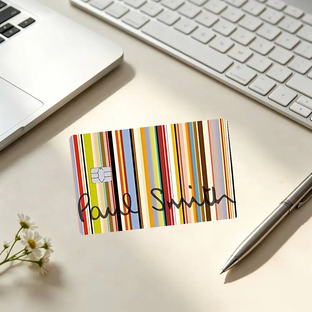 P-Paul-s S-Smith Card Stickers Credit Card DIY Card Protector Stickers Waterproof Film Skin Cover