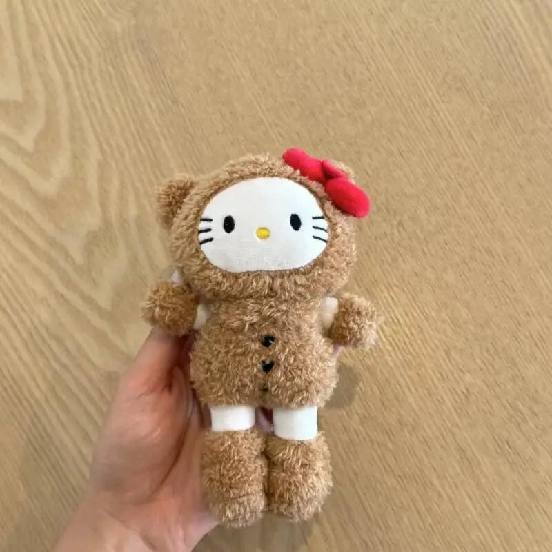 Sanrio Hellokitty ours en peluche pendentif Kawaii longues jambes Kt ours pendentif voiture suspendus décoration étudiant sac à dos porte-clés