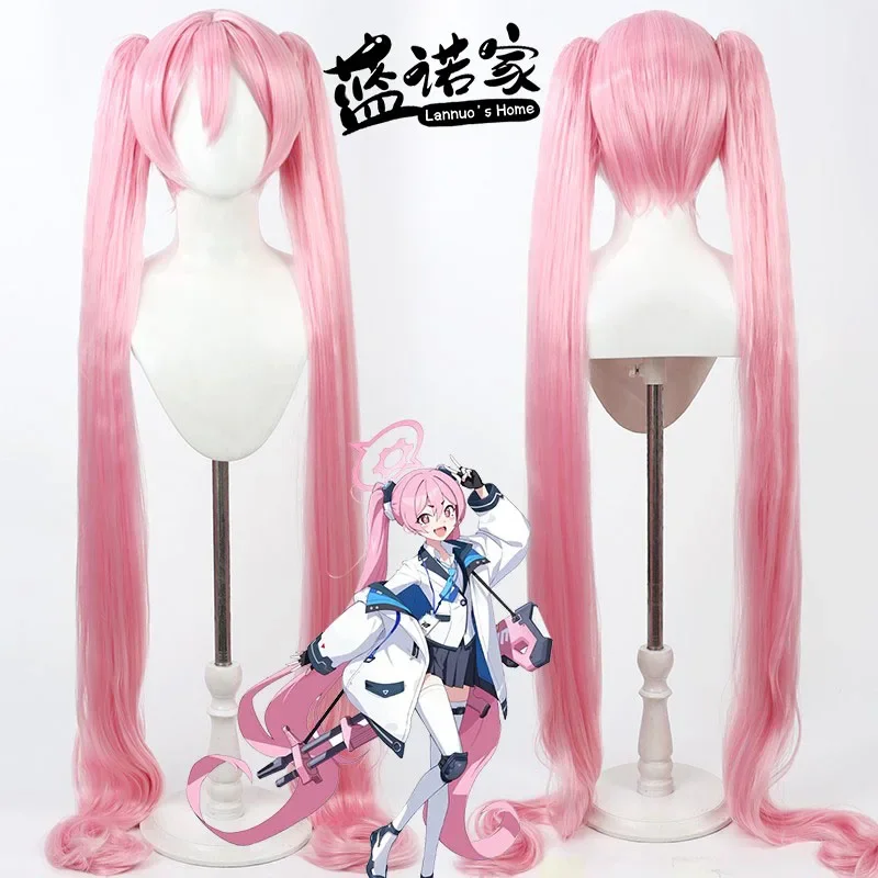ゲームブルーアーカイブ黒崎こゆきコスプレウィッグロングピンクハロウィンパーティーロールプレイ衣装女性ウィッグ